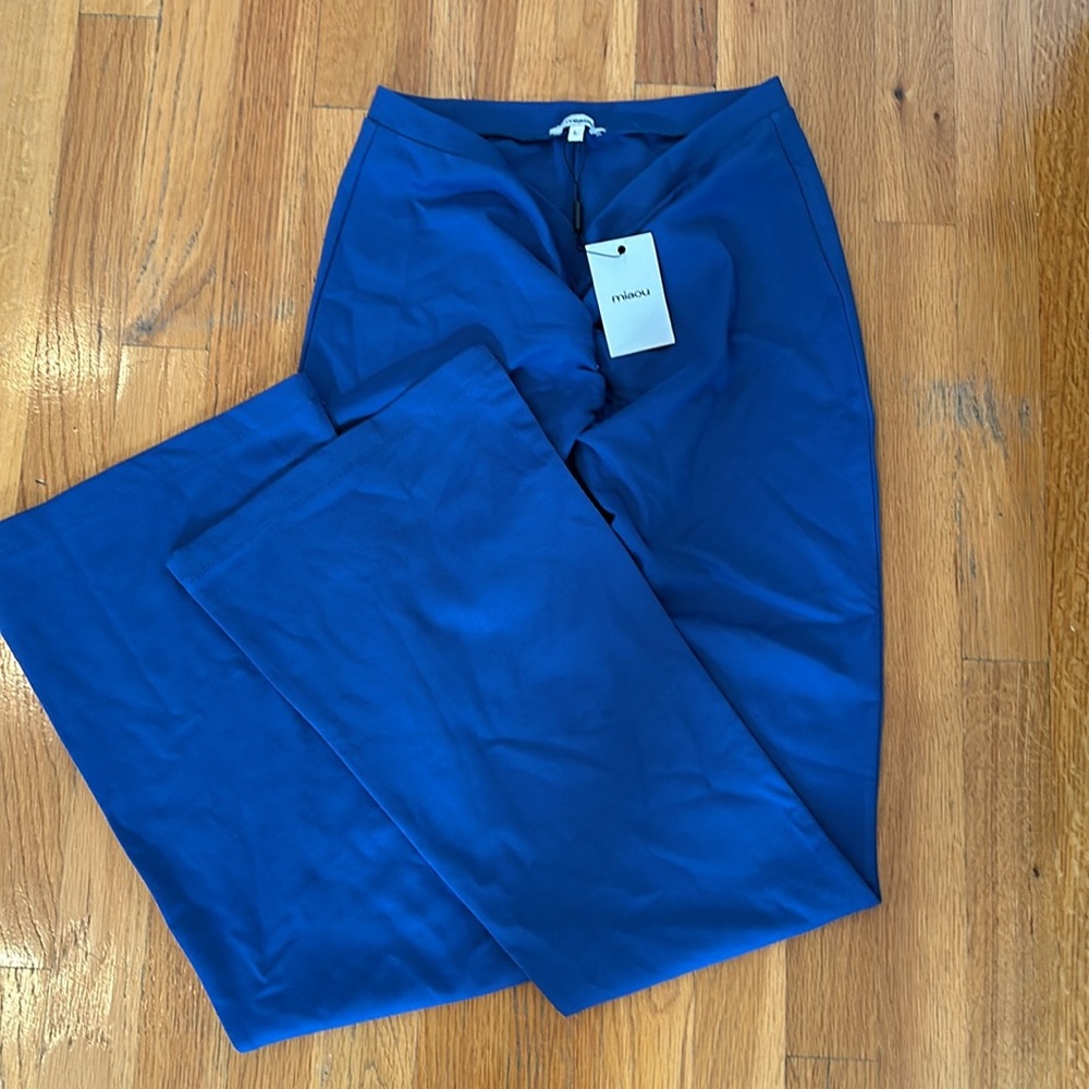 miaou Elvis pant cobalt blue, size L NWT